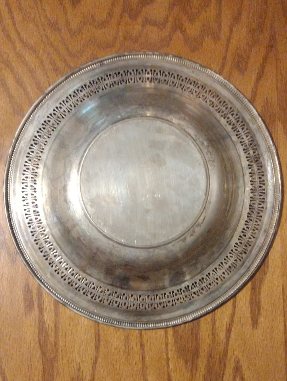 WM ROGERS 4235 Rope Tray/Dish/Bowl - Picture 2 of 6